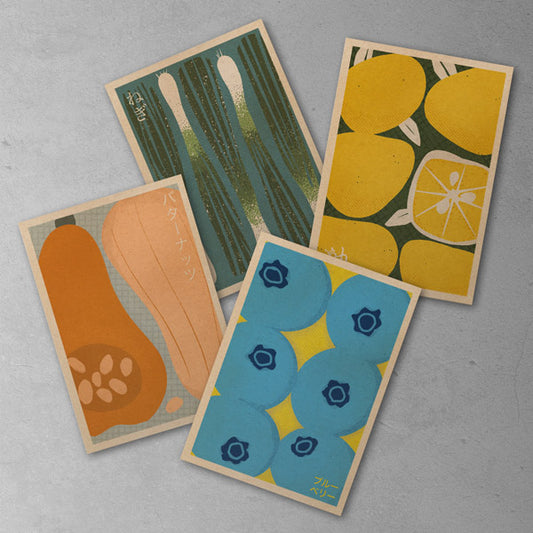 Flashcards Posters Bundle Of 4