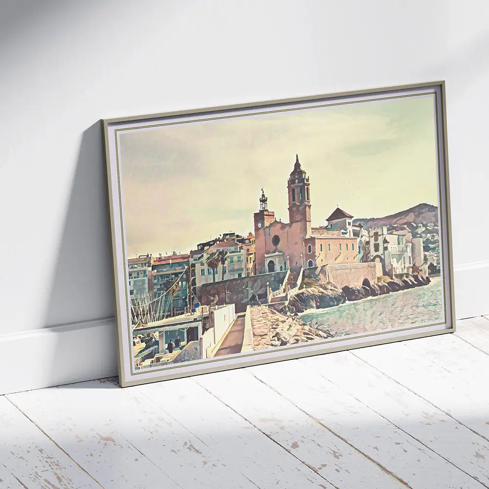 Sitges Sant Bartomeu i Santa Tecla poster – limited edition of 300 prints
