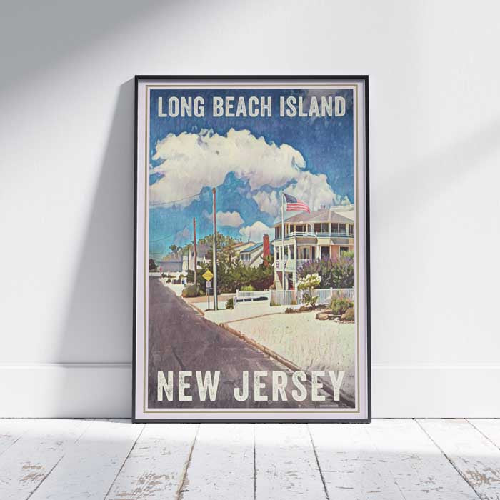 Long Beach Island Poster – New Jersey Retro Wall Decor – My Retro