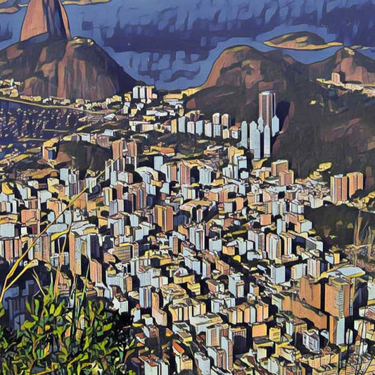 Details of RIO DE JANEIRO Poster | 50 ex only | Limited Edition Brazil Poster