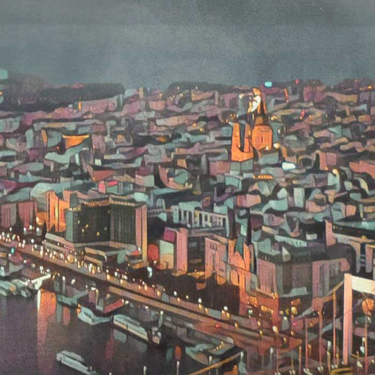 Details of the Budapest poster of Hungary