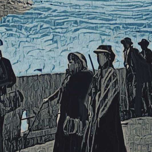 Details of Chamonix poster Sea Ice 2 | France Vintage Travel Poster by Alecse