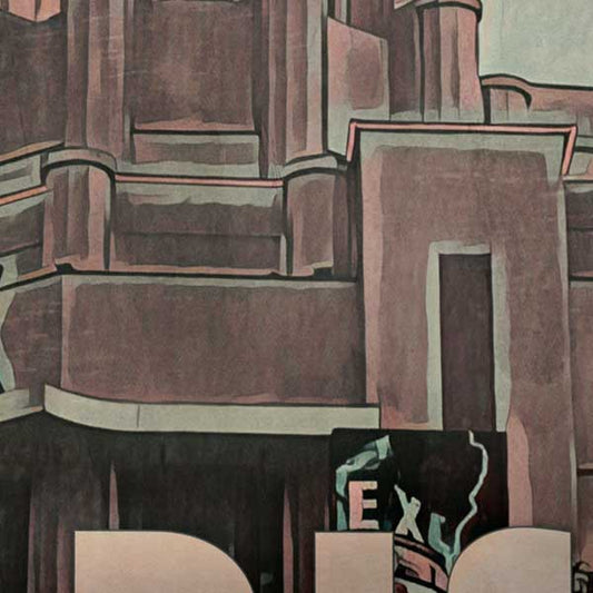 Details of Paris Poster Grand Rex Concert Hall | Paris Gallery Wall Print