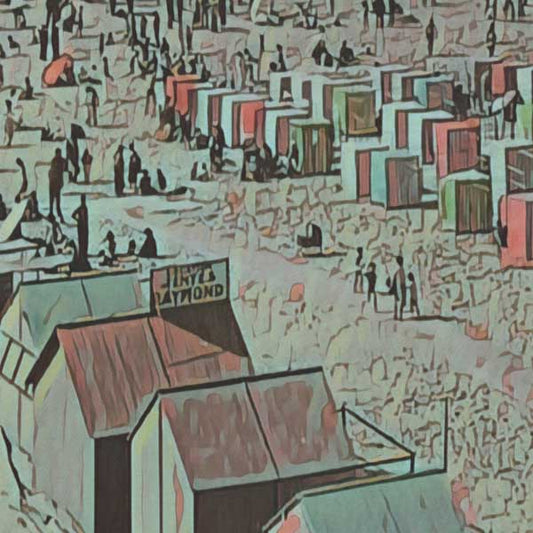 Details of the Soulac poster by Alecse