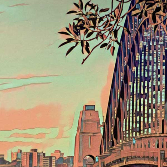 Details of the Bridge | Sydney Travel Poster by Alecse