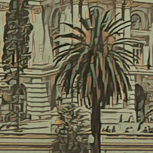 Details of Sao Paulo poster Museu Paulista | Brazil Vintage Travel Poster