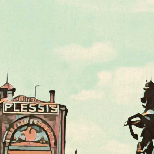 Details of Cognac Poster François the First | Charente Gallery Wall Print