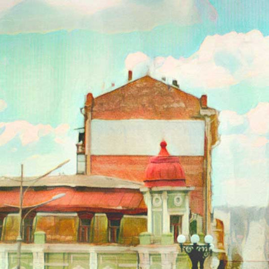 Details of the Kharkiv poster | Ukraine Gallery Wall Print of Kharkiv