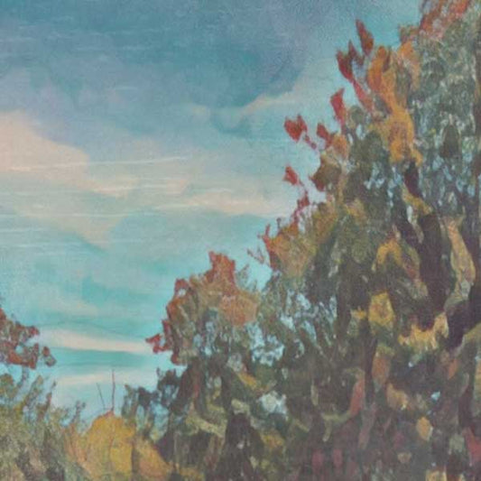 Details of the trees in Marcus Garvey Park poster of Harlem