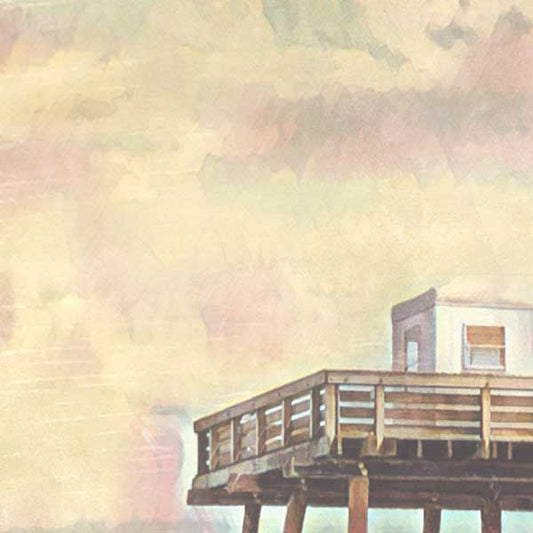 Details of the Pier in the Ocean City poster of New Jersey