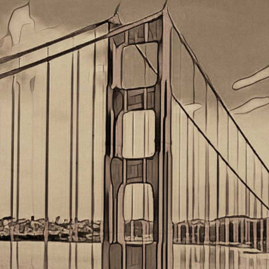 Poster da Ponte Golden Gate em São Francisco