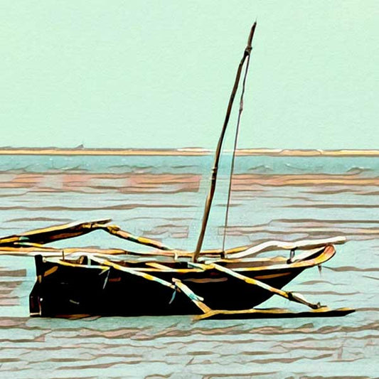 Details of the poster / Close-up view | Please note that all our Art Prints have an half tone render to mimic the old posters printing process where colors were rendered by the juxtaposition of dots of different colors and sizes | Those art prints are not photos and are not supposed to be crisp | All blurs and vintage effects are intended by the artist