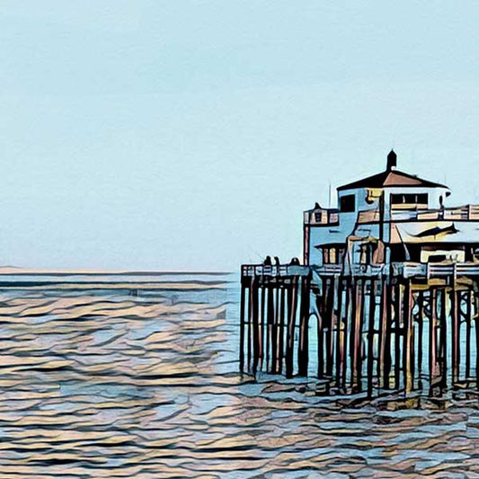 Details of the poster / Close-up view | Please note that all our Art Prints have an half tone render to mimic the old posters printing process where colors were rendered by the juxtaposition of dots of different colors and sizes | Those art prints are not photos and are not supposed to be crisp | All blurs and vintage effects are intended by the artist