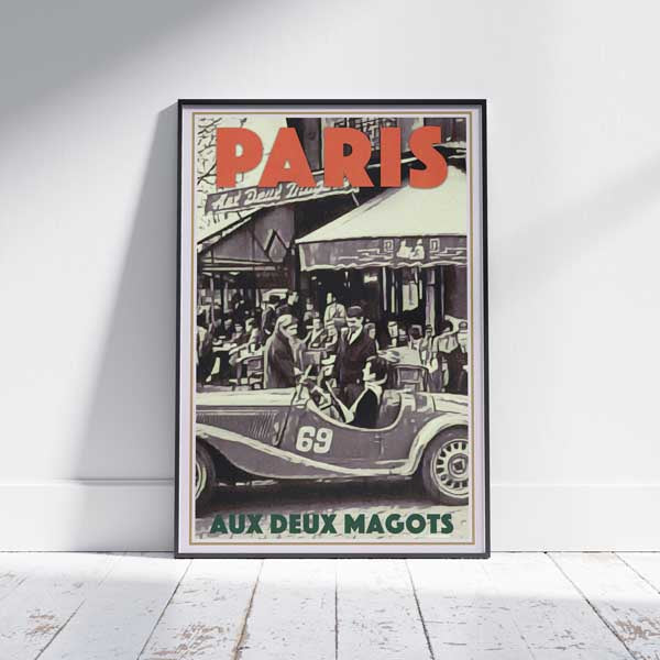 Travel Posters Paris - France - Travel Poster, Retro, Vintage Poster