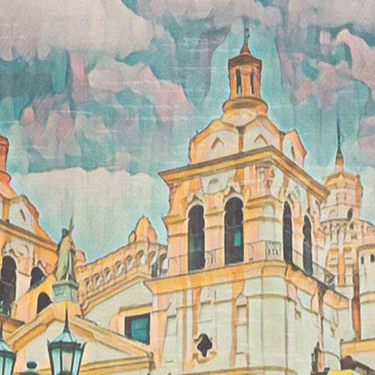 Details of the Cordoba poster showcasing Alecse's Soft Focus signature style