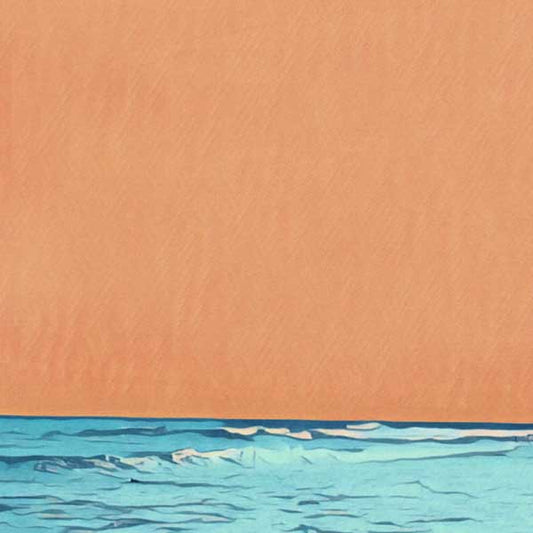 Surf Poster Wave Hunter Longboard