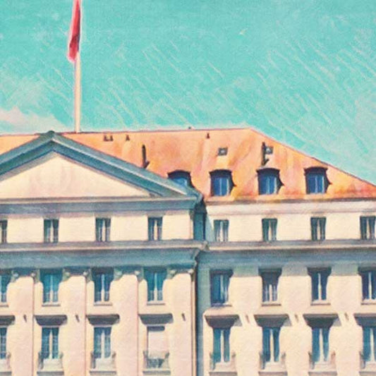 Póster de Genebra 'Paz'