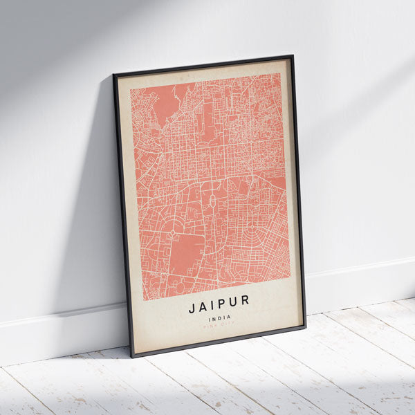 JAIPUR MAP POSTER