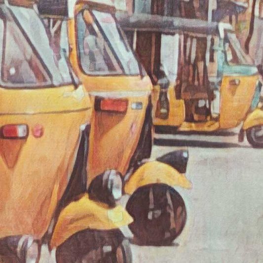 Póster de Pondicherry Tuktuk