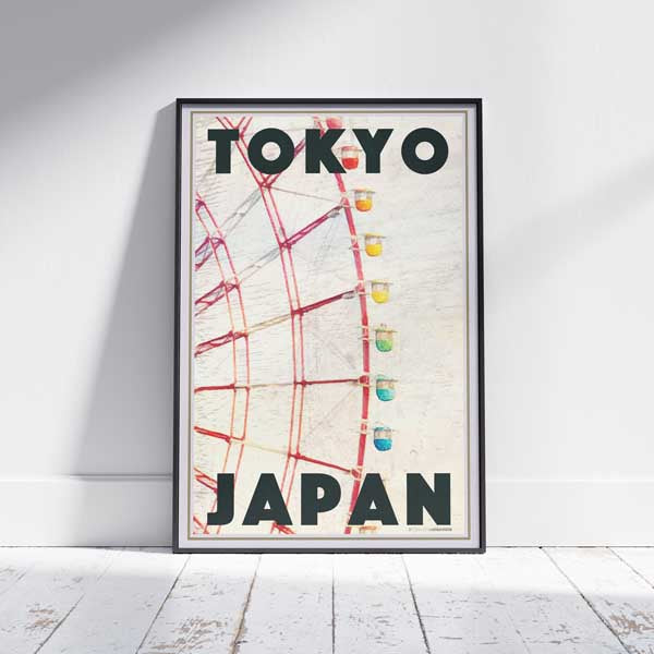 Poster voyage vintage : Tokyo (Japon)