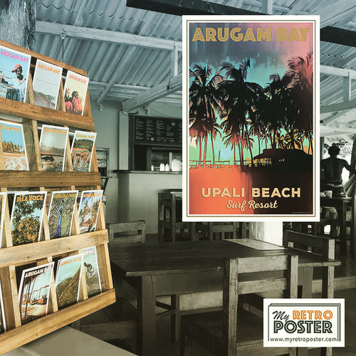 Get a free vintage travel design for your hotel or restaurant