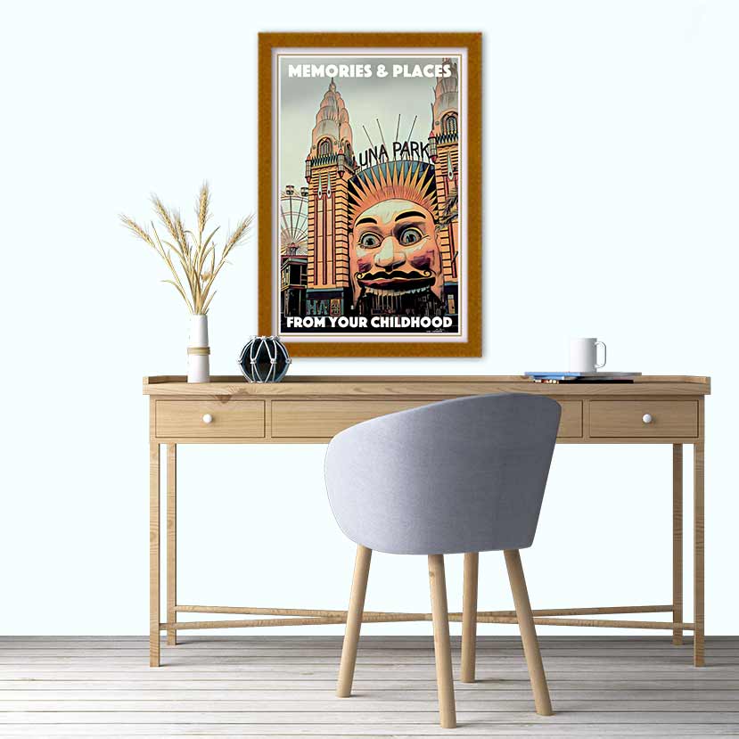 personalised poster created from photo