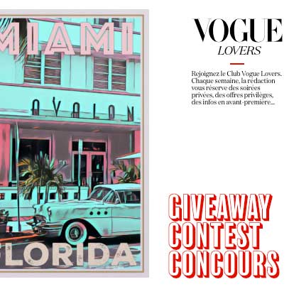 Win a Retro Poster with VOGUE Magazine (Giveaway)