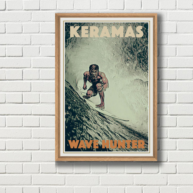 PhotoBoss Bali Indonesian Surf Poster Collection by Alecse
