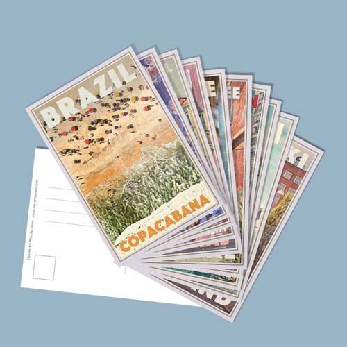 Compose your postcards pack
