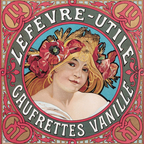 Old soap advertising from Mucha