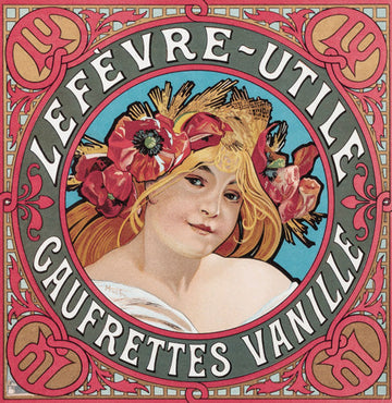 Old soap advertising from Mucha