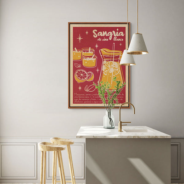 New poster: Sangria de Vino Blanco / White Sangria poster by Cha