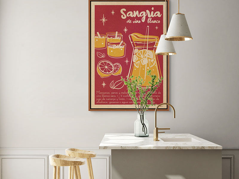 New poster: Sangria de Vino Blanco / White Sangria poster by Cha