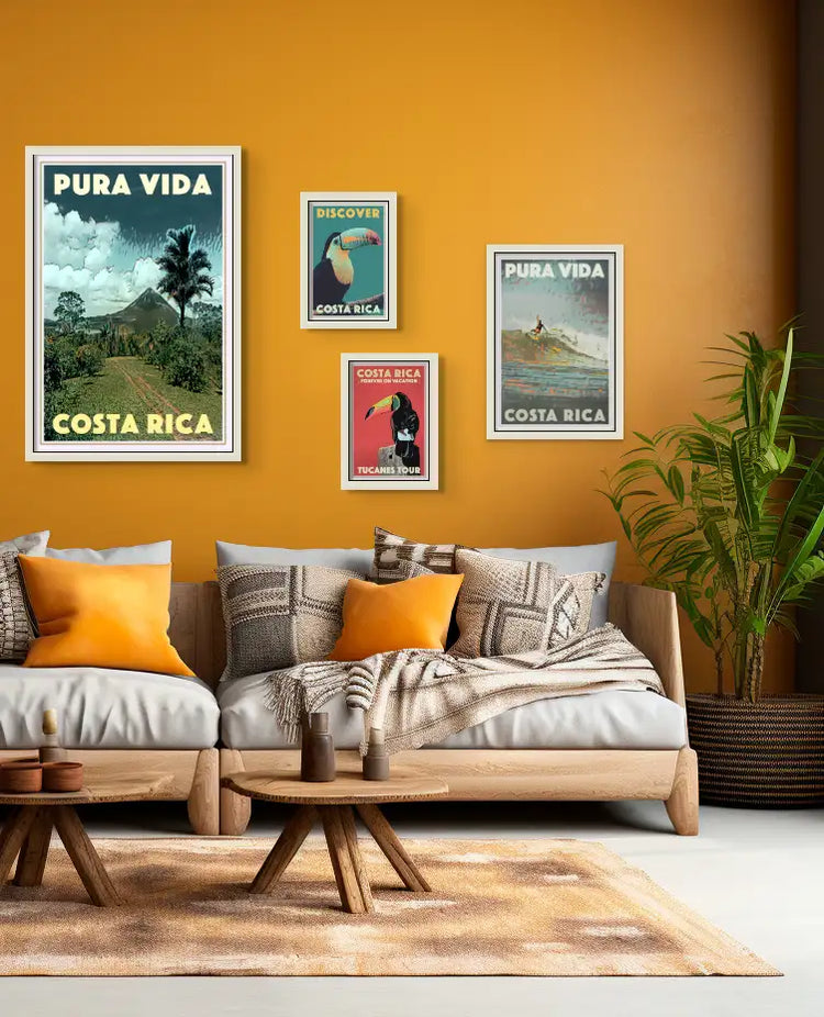 Costa Rica Travel Poster Collection
