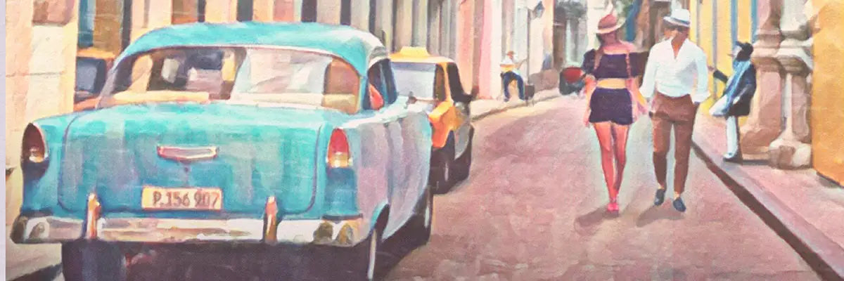 Details of the Havana Love poster by Alecse