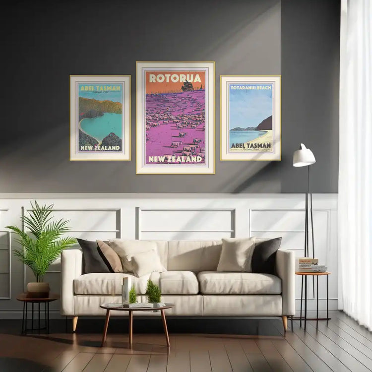 Retro New Zealand Posters - Limited Edition Poster Art