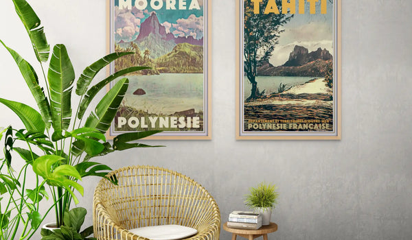 Polynesia Travel Poster Collection - My Retro Poster