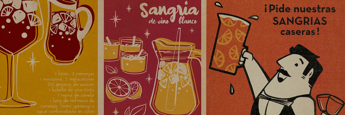 Spanish Cocktail & Drinks Posters