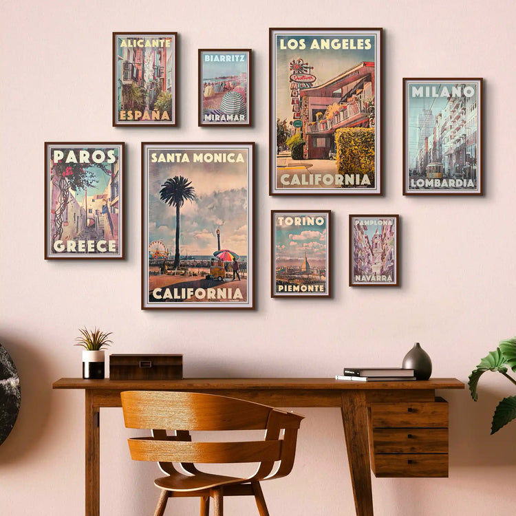 Vintage Travel Posters by Alecse | Retro Travel Poster Art from 110+ countries