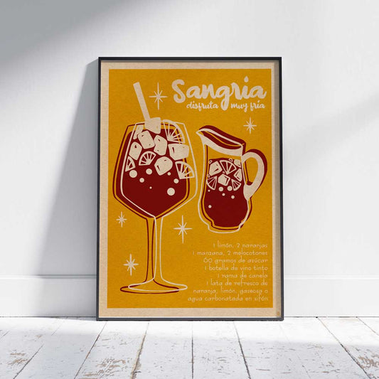 Affiche Sangria par Cha pour Spanish Capsule™