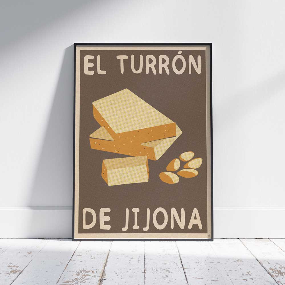 Turron de Jijona Art Print by Cha - Sweet Spanish Tradition - Kitchen Wall Decor