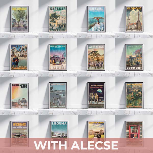 Get in touch with us to get Alecse to create a unique commissioned poster for you