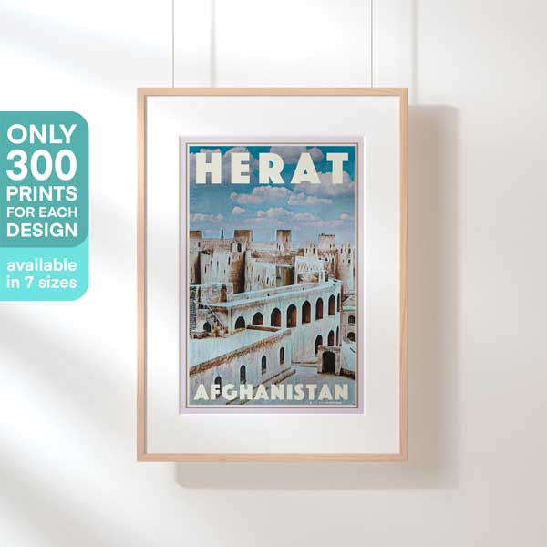 Hanging Herat Citadel Poster - Exclusive 300 Edition Series Art