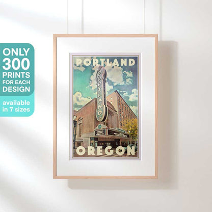 Limited Edition Portland poster | Concert Hall by Alecse