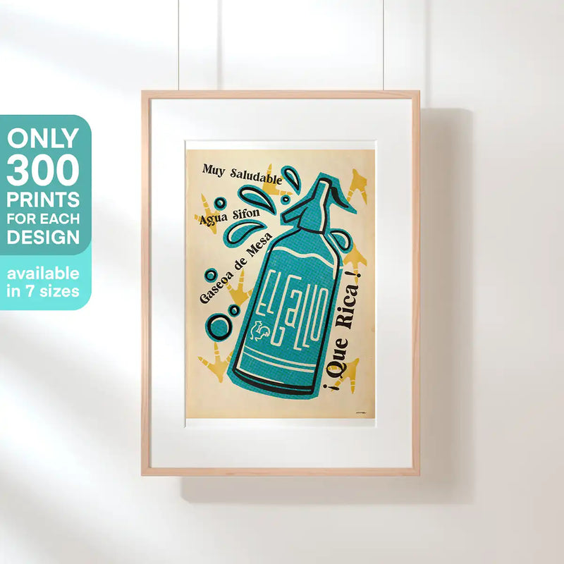 El Gallo art print from the Spanish Capsule by Cha, limited to 300 copies and available in 7 sizes