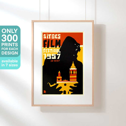 Limited Edition poster of Sitges | Fantastic Film Festival 57 poster 1