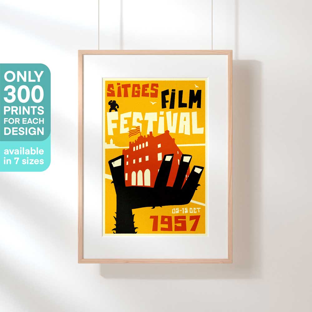 Limited Edition poster of Sitges | Fantastic Film Festival 57 poster 2