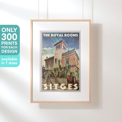 Limited edition The Royal Rooms Sitges fine art print by Alecse — only 300 copies printed worldwide on matte paper.