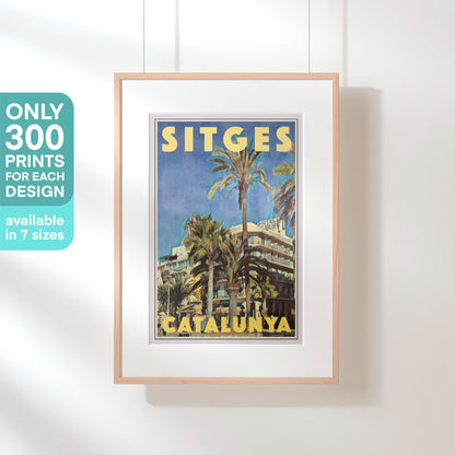 Limited edition Hotel Subur Sitges art print by Alecse — only 300 copies printed worldwide on fine art matte paper.