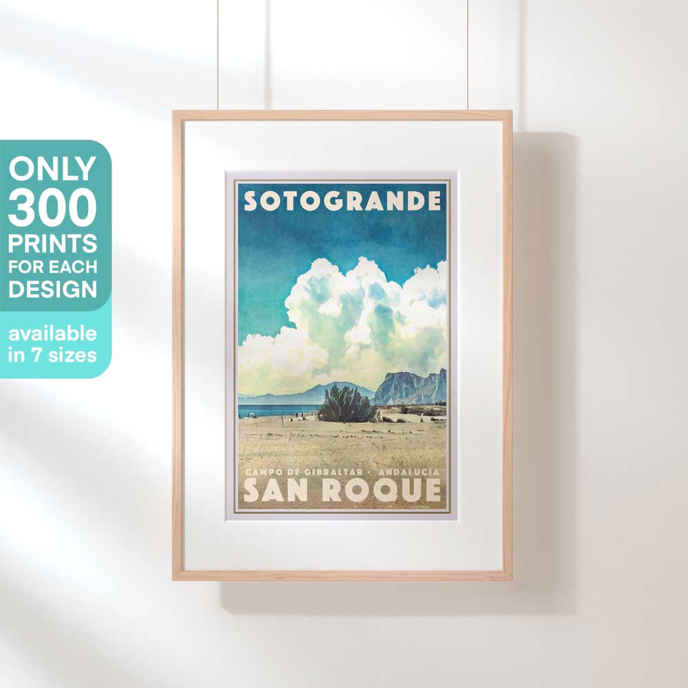 Limited Edition poster of Sotogrande by Alecse